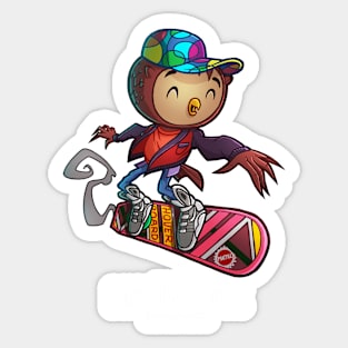 Mich-OWL J Fox Sticker